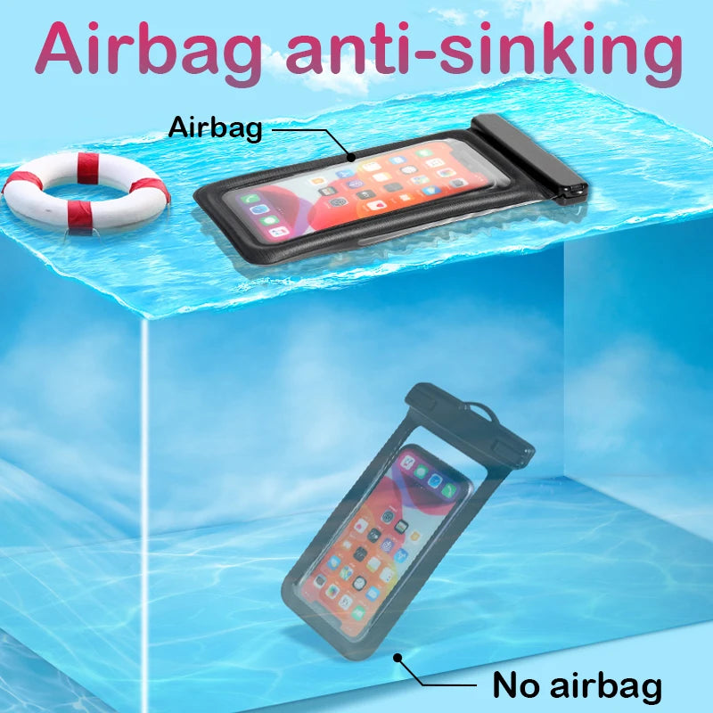 Floating Waterproof Swim Bag Phone Case - Protect Your Device While You Dive | LifestyleLuxe Market