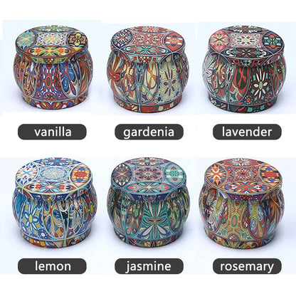 6-Piece Empty Aromatherapy Candle Jar Set - Perfect for DIY Candle Making | LifestyleLuxe Market