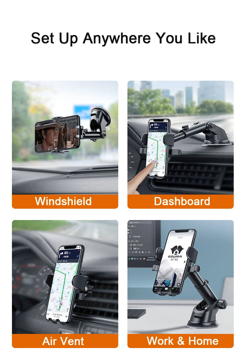 Phone GPS Mount Holder for iPhone and Androids - LifestyleLuxe Market