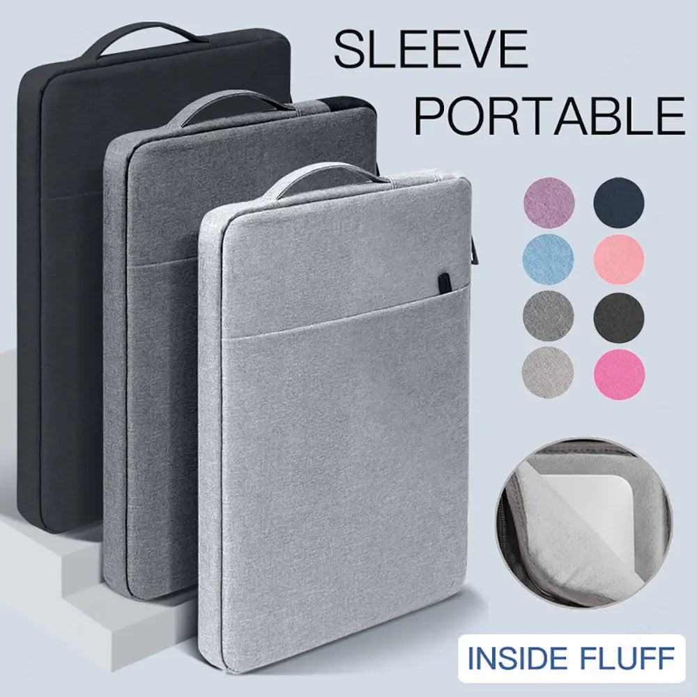 Portable Waterproof Laptop Sleeve Handbag Case - LifestyleLuxe Market: Keep Your Tech Dry on the Go!