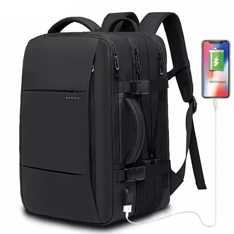 Expandable Waterproof USB Travel Backpack - Stay Organized on the Go | LifestyleLuxe Market