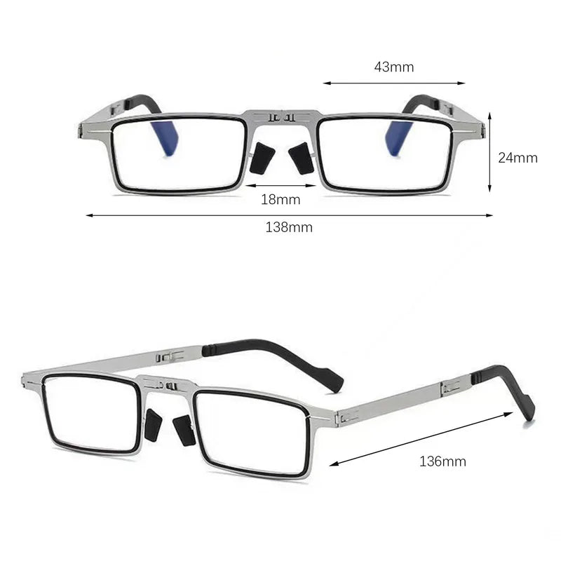 Portable Smart Folding Reading Glasses - LifestyleLuxe Market: Protect Your Eyes, Enhance Your Style!