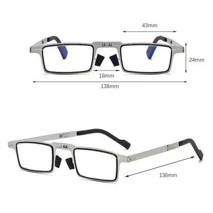 Portable Smart Folding Reading Glasses - LifestyleLuxe Market: Protect Your Eyes, Enhance Your Style!