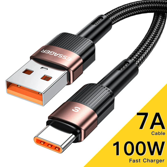 Fast Charging 7A USB Type C Cable - Power Up in Seconds!" - LifestyleLuxeMarket