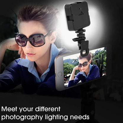 Mini LED Selfie Light with Clip Ring - LifestyleLuxe Market