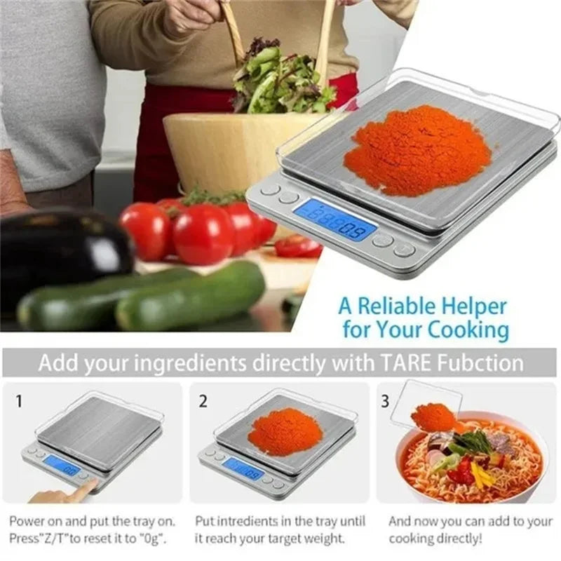 Kitchen Digital Pocket Scale - LifestyleLuxe Market: Precision at Your Fingertips!