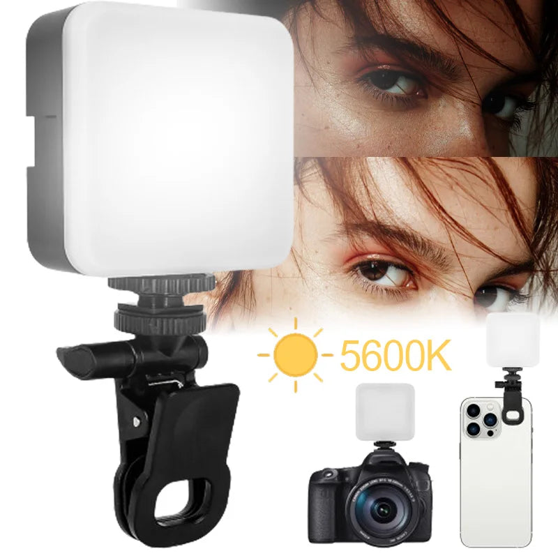 Mini LED Selfie Light with Clip Ring - LifestyleLuxe Market