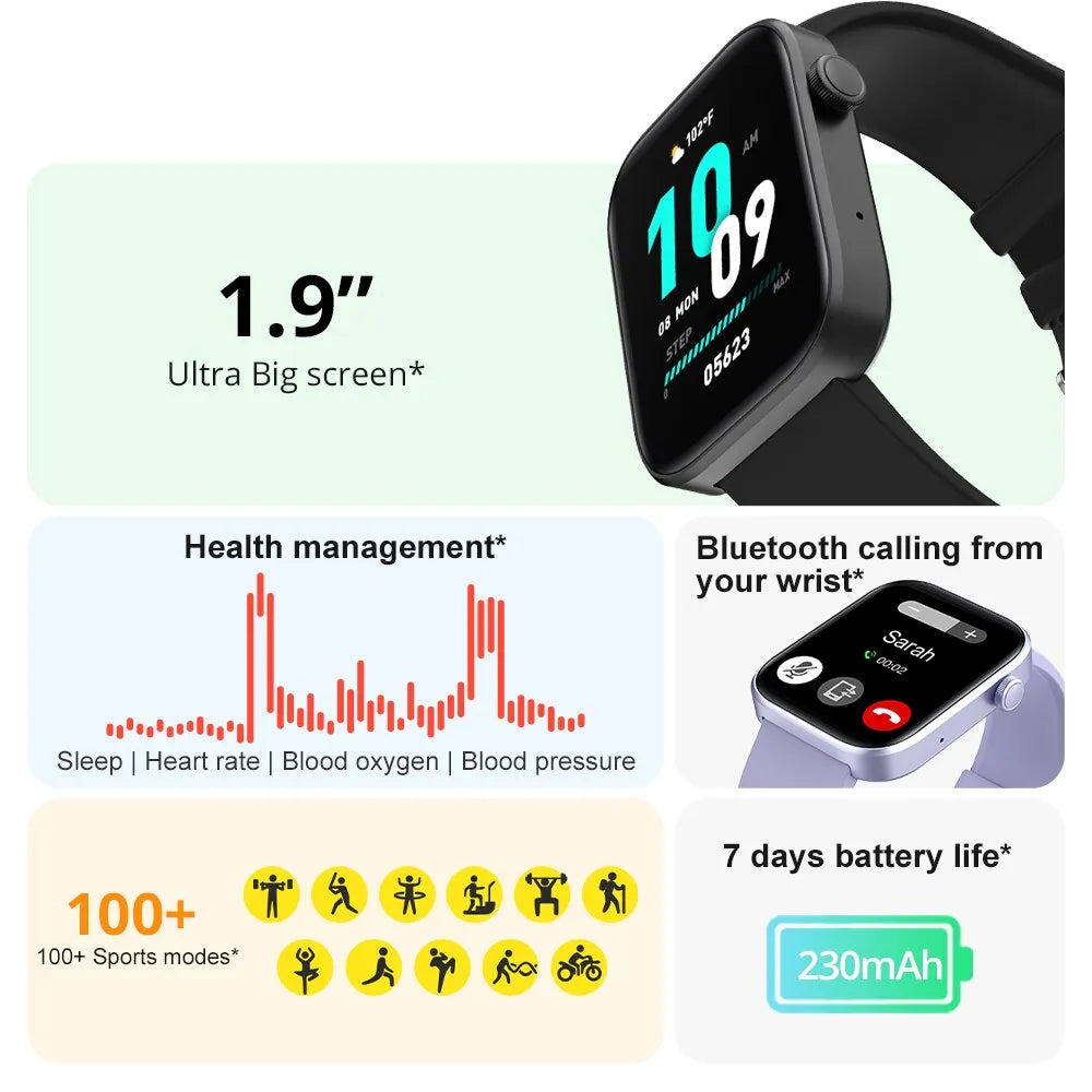 Waterproof Smartwatchs with Voice Calling, Voice Assistant, and Health Monitoring" - LifestyleLuxe Market