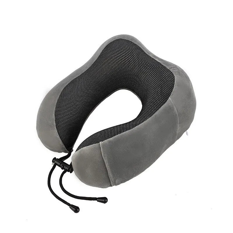 Memory Foam Travel Neck Pillow - LifestyleLuxe Market: Comfort On-the-Go!