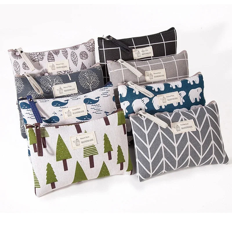 Canvas Travel Cosmetic Bag - LifestyleLuxe Market: Stay Organized On-the-Go!