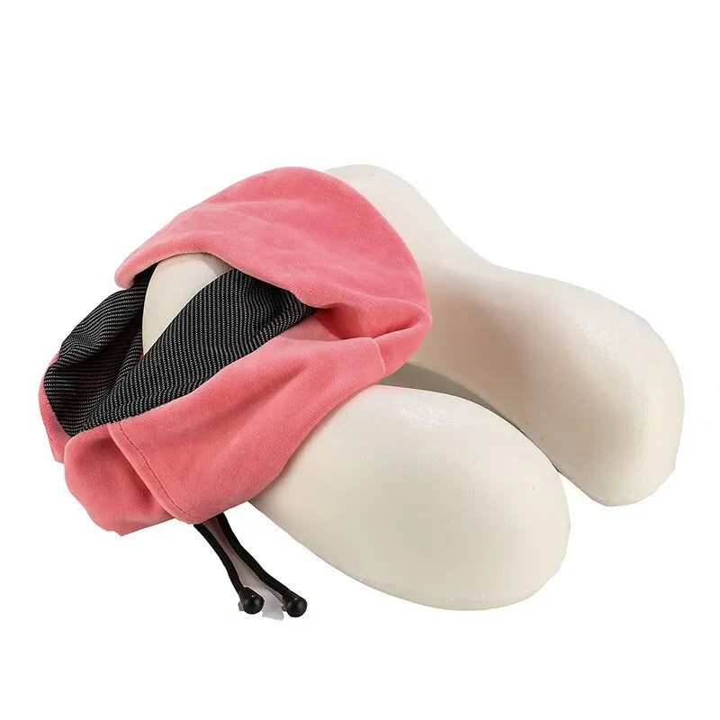 Memory Foam Travel Neck Pillow - LifestyleLuxe Market: Comfort On-the-Go!