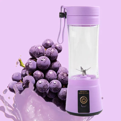 Portable Fruit Juice Blender - LifestyleLuxe Market: Blend Fresh Smoothies Anywhere, Anytime!