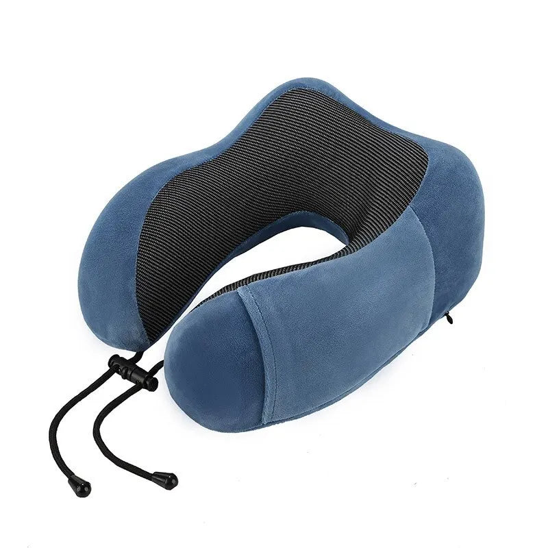 Memory Foam Travel Neck Pillow - LifestyleLuxe Market: Comfort On-the-Go!